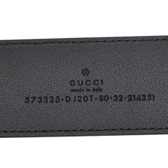 Gucci Belt Size: 80 32 573325 Black Leather Women\'s GUCCI main image 6
